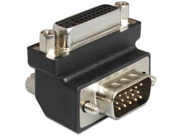 ADAPTER DVI-I F24+5 - VGA M,KĄTOWY 270