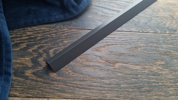 KĄTOWNIK ALUMINIOWY 10 x 10 mm SZARY CIEMNY długość 250 cm x 1cm