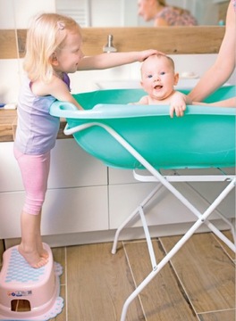 Комплект 5в1, ванна с подставкой для ребенка, 86