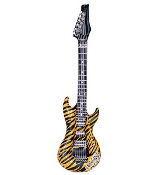 РОК ЭЛЕКТРОГИТАРА ОРАНЖЕВЫЙ НАДУВНОЙ