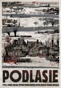 Открытка Кая Нова Гута Пацанув Пенины Пила Подгале Школа польского плаката