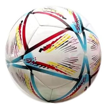 PIŁKA NOŻNA PIŁKA DO GRY Z NOGĘ 23CM MUNDIAL KOLOROWA