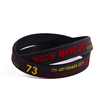 OPASKI SILIKONOWE Z TŁOCZENIEM I WYPEŁNIENIEM GRAFIKA LOGO TEKST 12mm