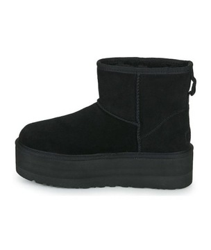 Ботинки UGG Classic Mini на платформе, черные, размер 39