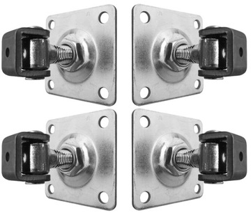 ZAWIAS REGULOWANY M16 Z BLACHĄ 80x80 DO FURTKI
