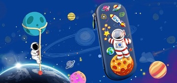 ШКОЛЬНЫЙ КЕЙС ДЛЯ МАЛЬЧИКА, ЖЕСТКИЙ, РАСШИРЯЕМЫЙ 3D ПРОСТРАНСТВО КОСМОНАВТА