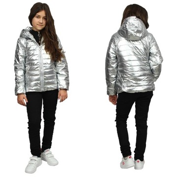 Куртка с увлеченной каткой теплый глянец 122/128