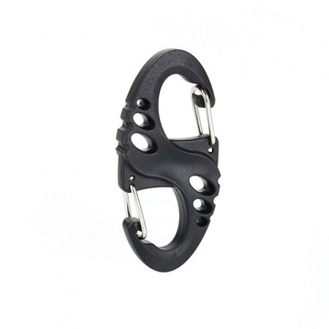 ПЛАСТИКОВЫЙ ДВУХСТОРОННИЙ БРЕЛОК EDC CRABINER S