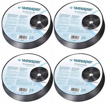 4x FILTR WĘGLOWY DO OKAPU KUCHENNEGO Akpo Wk-4 Wk-5 Wk-6 Wk-9 - 17 x 3,6 cm