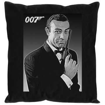 WuKa czarna koszulka poduszka 007 james bond różne