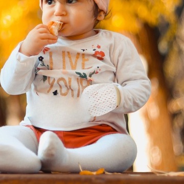 RĘKAWICE ANTY ZARYSOWANIA NIEMOWLĘCE 2 PARY