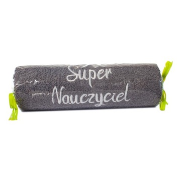 Prezent ręcznik z haftem - super nauczyciel