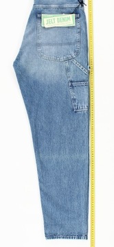 Lee CARPENTER RELAXED Jelt Denim WORKWEAR LUŹNE BOJÓWKOWE DżINSY W31 L34