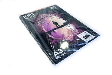 ZMYWALNA KSIĘGA RPG A3 SIATKA HEX + MARKER