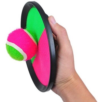 Ловите мяч и ловите игру на ловкость с помощью липучки