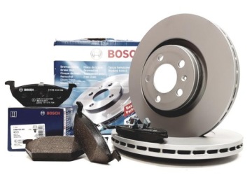 BOSCH TARCZE + KLOCKI PRZÓD AUDI A3 SKODA OCTAVIA