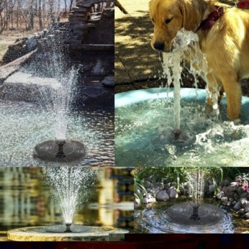 СОЛНЕЧНЫЙ ФОНТАН ДЛЯ ПРУДА, ПЛАВАЮЩИЙ НАСОС