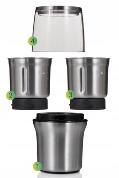 КОФЕМОЛКА ДЛЯ СЕМЯН, ОРЕХОВ, СПЕЦИЙ, ЗЕЛЕНИ, НЕМЕЦКАЯ МОЛОТКА