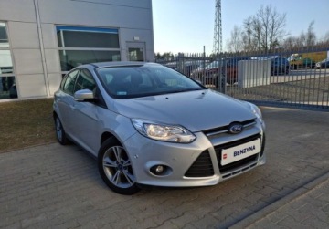 Ford Focus III Kombi 1.0 EcoBoost 125KM 2013 Ford Focus Ford Focus 1.0 Ecoboost, Salon Pl, 2kpl. opon. Benzyna 125KM, zdjęcie 7