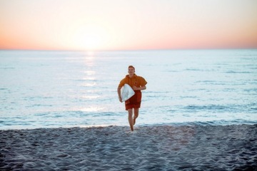 Бамбуковое пончо Wave Hawaii Dusty на молнии M