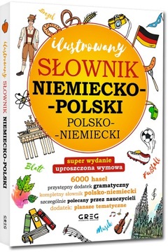 ILUSTROWANY SŁOWNIK TW Niemiecko-Polski Twarda okł