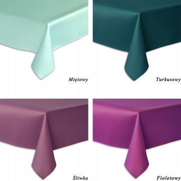 СТОЙКОЕ К ПЯТНАМЯТИЯМ СКАТЕРЬЕ - 100X100 - ТВЕРДАЯ МЯТА