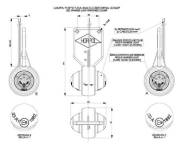 СВЕТОДИОДНЫЙ ГАБАРИТНЫЙ ФОНАРЬ ЭВАКУАТОР ПОМОЩЬ НА ДОРОГЕ