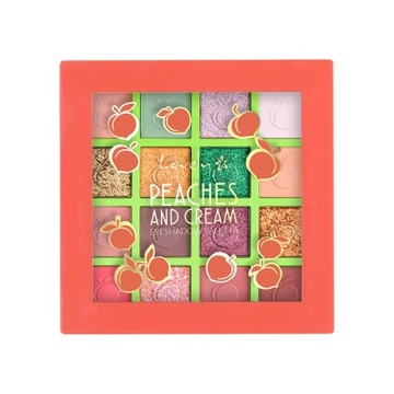 LOVELY Paleta 16 cieni Lovely Prasowane mix Brokatowe Iskrzące