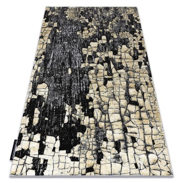 DYWAN GLAMOUR 160x220 cm CEGŁA złoty/szary #GR4359
