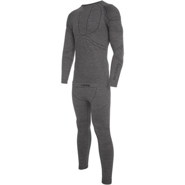 BIELIZNA KOMPLET ZESTAW SET MĘSKA VIKING TERMOAKTYWNA LAN WEŁNA MERINO L