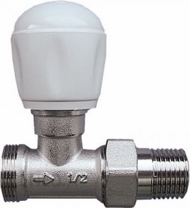 ZAWÓR GRZEJNIKOWY PROSTY EMETTI 1/2'' ZASILAJĄCY
