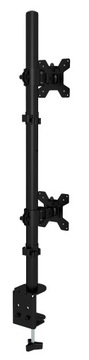 Wysoki 80cm Biurkowy Uchwyt na 2 monitory 13-32 cale podwójny Uniwersalny