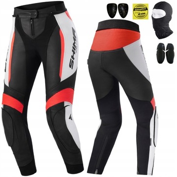 SPODNIE MOTOCYKLOWE | SHIMA MIURA 2.0 | DAMSKIE SKÓRZANE SPORTOWE + GRATIS