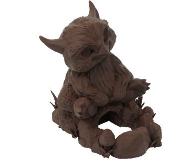 Baby Owlbear Башня для кубиков коричневая