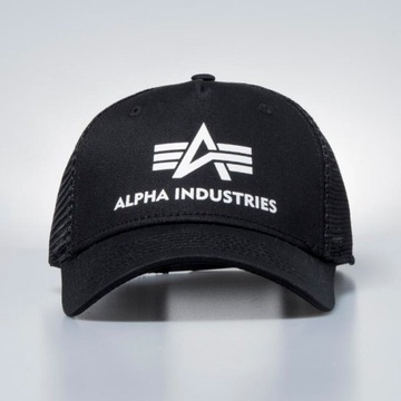 Czapka z daszkiem Alpha Industries Trucker Cap Basic czarny roz. uniwersal
