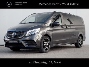 Mercedes Klasa V W447 Długi Facelifting 2.0 250d 190KM 2022 Mercedes-Benz Klasa V V250d 4Matic Extra dlugi Salon Polska Autotrade M