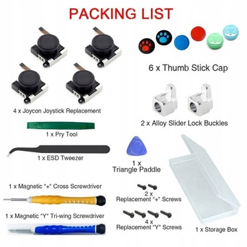 НАБОР РЕМОНТНЫХ ИНСТРУМЕНТОВ JOY-CON 33 В 1