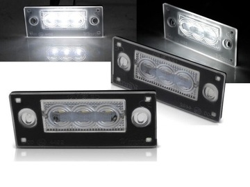 Lampki LED Audi A3 8L lift 00-03 A4 B5 kombi lift podświetlenie rejestracji