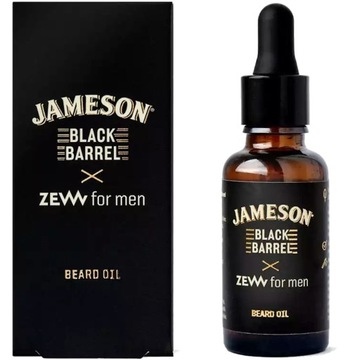 ZEW x JAMESON Black Barrel - odżywczy olejek do brody zapach whisky 30 ml