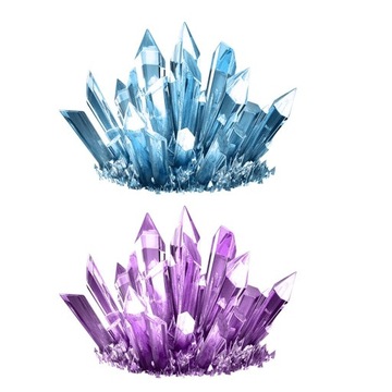 & Blue Crystal Growing Kit DIY Mystic