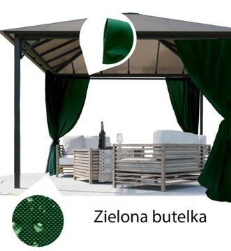 ZASŁONY OGRODOWE WODOODPORNE tunel 240 cm