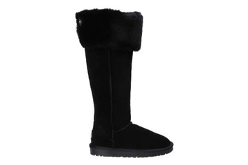 P058 ŚNIEGOWCE EMU BUTY ZIMOWE SKÓRZANE FUTRO B 36