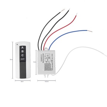 220V ON/OFF Wireless Digital Remote Control Switch