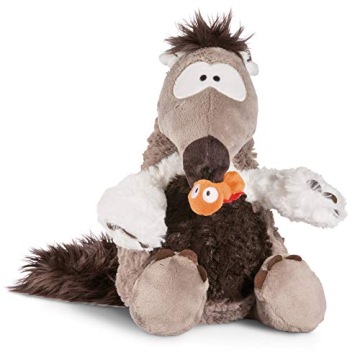 Nici 45241 cuddy soft toy anteater anita 35 см dangling з ant, сірий/білий