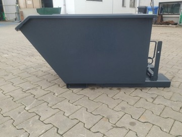 PMUC Light 500 L niski pojemnik na wióry stalowe