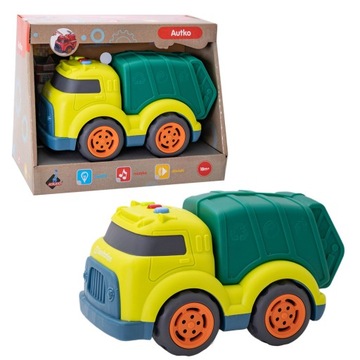 МУСОРОВОЗ С ДВИЖУЩИМИСЯ ЧАСТЯМИ И ЗВУКОВЫМИ ЭФФЕКТАМИ