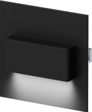 MCJ Oświetlenie Schodowe Lampka LED 230V CZARNA BN