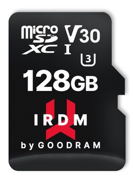 Карта памяти microSD GOODRAM IRDM 128 ГБ + адаптер
