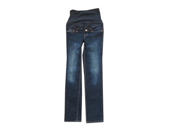 CIĄŻOWE SPODNIE JEANSY H&M R.34