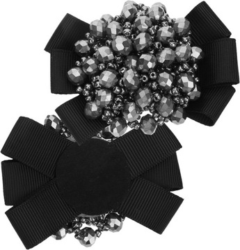 4 пары свадебных туфель с отделкой из бисера, аксессуары-зажимы